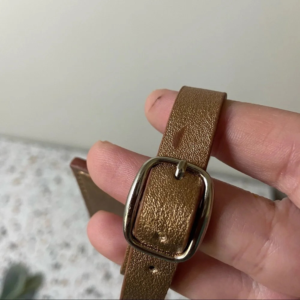 Luggage Tag Rose Gold Travel Vacation accessories UNDERSTATED LEATHER - Picture 5 of 12